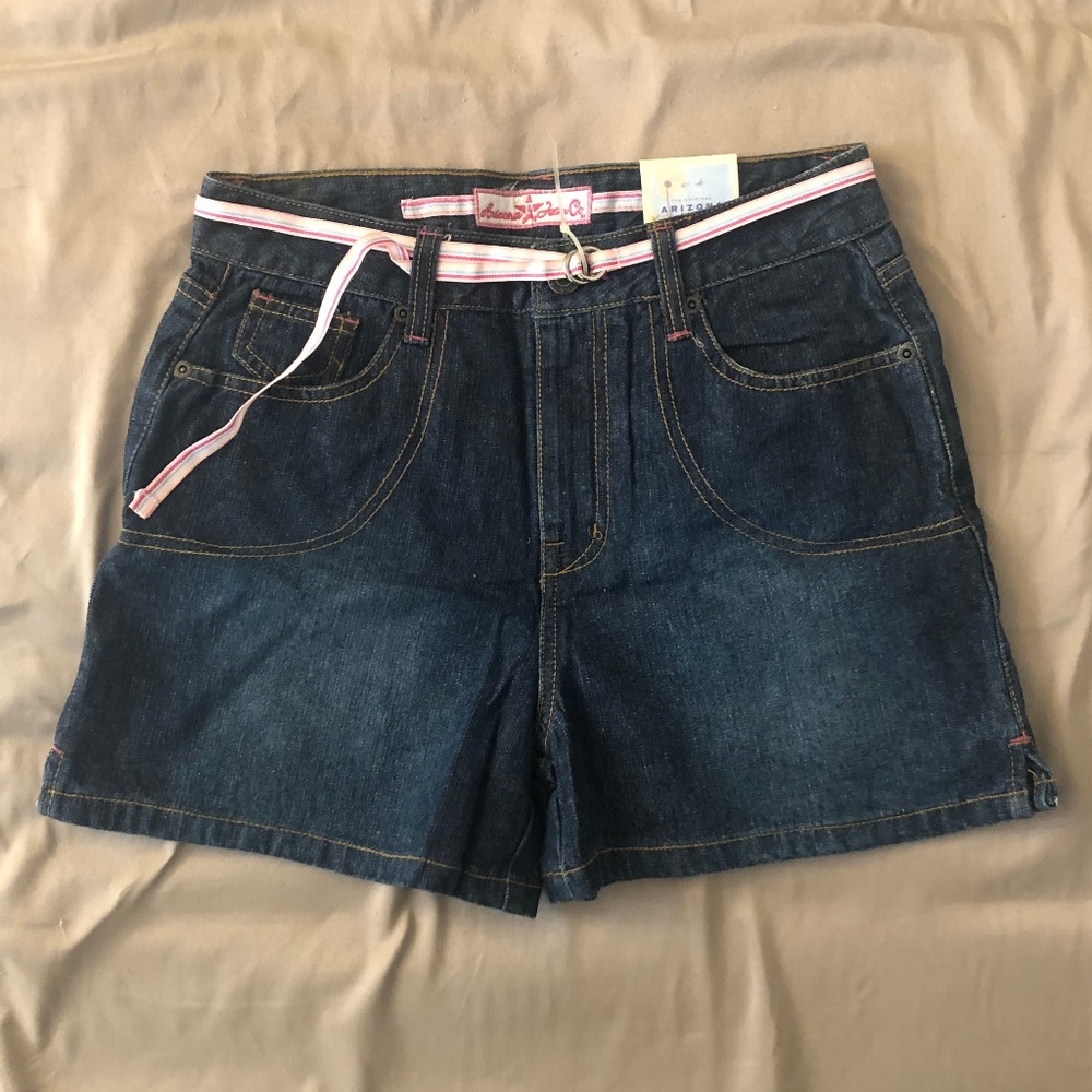 ❌SOLD! NWT Girls Arizona Denim Jean Shorts with Belt